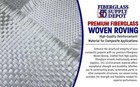 Fiberglass Supply Depot Fiberglass Woven Roving 18 Oz  Plain Weave Cloth 50     