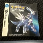 Pok  mon Diamond Version  nintendo Ds  Case   Manual Only No Game - Authentic