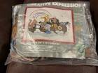 Vintage Creative Expressions 1982    noah   s Ark    Crewel Kit  1841 New 16 X 12   