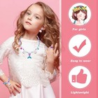 Jewelry Set For Girls Necklace Bracelet Earring Ring Mermaid Necklace    