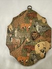Vintage Painting Thermometer Bird Wood Cottagecore Plaque Wall Hanging Animals