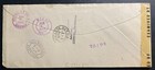 1945 Caracas Venezuela First Day Cover Fdc To New York Usa Sc 199-205 Stamp Set