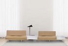 60s 2-pc George Nelson For Herman Miller Modular Seating Sofa   Table System Mcm