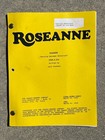 Roseanne Vtg 1996 Production Used Final Draft Script Morning Becomes Obnoxious