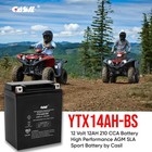 Ytx14ah-bs Motorcycle Battery For Arctic Cat 350cc Atv 350 2011 - 2012