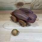 Handcrafted Rabbit Pull Toy Pre-owned