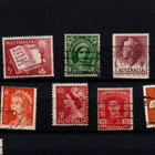   Australia  Stamps Lot Of 27 Vtg Collectible Some Doubles 1-block Of 4