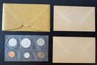 1963 Us P Mint Proof Set Original Gov t Flat Pack 5 Coins Some 90  Silver Coins
