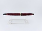Waterman Expert Ii Ballpoint Pen Burgundy Gold Trim Marbled Luxury Paris
