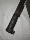 Vintage Military Machete With Sheath 18  Blade Od Green Web Belt Hook Taiwan 