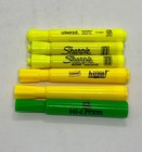 Sharpie Highlighter Lot Of  28  Green Blue Pink Orange Yellow Bric Brite Liner