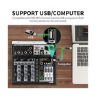 Xtuga Kp4 4 Channel Audio Mixer  16-bit Dsp Effect Usb Audio Interf    Fast Ship
