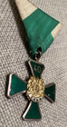 Ww1 Wwi German Saxony Medal War Veteran Cross 40 Years - Green Enamel