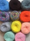 Crystal Lace Yarn  51 Colors  Acrylic rayon 3 5oz 900 Yds Each 1 Set 2 Ball