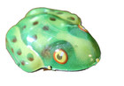 Vintage Metal Jumping Frog Wind Up Toy Made In Japan With Key