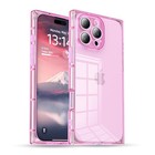 Rectangle Case Compatible For 6 7-inch  Full Camera Iphone 15 Pro Max Pink