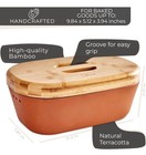 Steinzeit Bread Box Made From Breathable Terracotta  9 8x5 1x3 9 Inches 