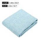 Light Blue Speaker Grill Cloth 20 x58  Stereo Box Fabric Dustproof Mesh