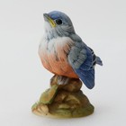 Andrea Baby Bluebird Porcelain Bird Figurine -  6350