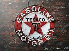 New Texaco Gasoline Gas Neon Light Sign Lamp Artwork Real Glass Wall Bar 24 x24 