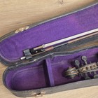 Antique Violin   Bow W  Geib Case For Parts restoration Unmarked
