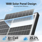 200w Watt Bifacial Solar Panel Kit 12v Home Pv Power Off-grid Rv Camper System 