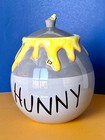 Disney Original Winnie The Pooh Hunny Cookie Jar Honey Pot W bees  packaging Nib
