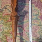 Hand-carved Polynesian Hardwood War Club  patu  Striking Club Collection Piece