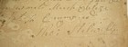 1758 Sandyston N j  Document  thos  Stilwill   Jas  Parker  French-indian War 