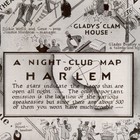 Harlem 1932 Nightclub Map 11x14 Vintage Jazz Landmark Historic Wall Art