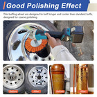 Airway Buffing Wheel Kit 4 Piece Kit  1 Pcs White   1 Pcs Orange   1 Pcs Blue   