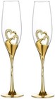 Wedding Champagne Goblets Toasting Flute Glasses For Bride And Groom Creative De