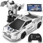Transform Rc Cars Robot  2 4ghz 1 18 Scale Remote Control Car Toys For Boys 4-7