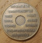 18 Year Eighteen Alcoholics Anonymous Aa Bronze Medallion Coin Sobriety Chip 
