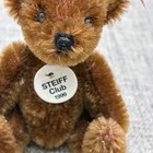 Vintage 1999 Steiff Club Miniature Jointed Teddy Bear 3 5   Chocolate Mohair