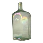 Antique 1800s Iridescent Hand Blown Glass Apothecary Or Spirits Bottle