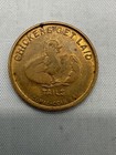 Vintage Risque Heads   Tails Token Comic-coin Chickens Get Laid  2d 