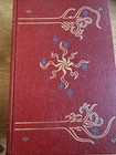 J r r  Tolkien Lord Of The Rings Red Leather Collectors Edition 1987 Hmco W map