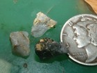 3 Gold Quartz Specimens  9 Gram Native California Gold In Quartz