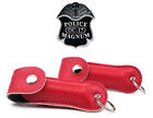 2 Police Magnum Pepper Spray  50oz Red Keychain Holster Self Defense Protection