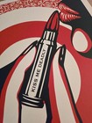 Shepard Fairey Kiss Me Deadly Pattern Signed Obey Screen Print Art Poster 2007