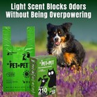 Pet N Pet Dog Poop Bags Rolls  210 Count  Lavender Scented Tie Handles