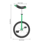 Adjustable Exercise Unicycle  Outdoor Unicycle  One Wheel Bike