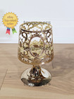 Bath   Body Works Disney Princess Gold Royal Lamp 3-wick Candle Holder