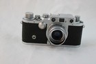 Vtg Leica Drp Ernst Leitz Wetzlar Iiic 35mm Camera Elmar F 5 Cm 1 3 5 Lens Case
