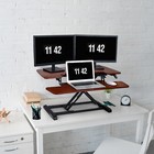 Flexispot Standing Desk Converter 35   Height Adjustable With Keyboard Tray