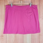 Ben Hogan Womens Golf Skirt Skort Xl Pink 100  Polyester Elastic Waist Pull On