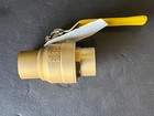 1-1 4  Sweat  solder   Full-port  Brass Ball Valve 600 Wog  150 Wsp