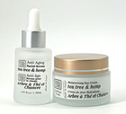 Dead Sea Collection Anti-aging Tea Tree hemp Facial Serum   Day Cream Set 1 69oz