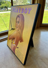 Vintage 1967 Original Playboy Magazine Cover Beach Theme Desk Clock
